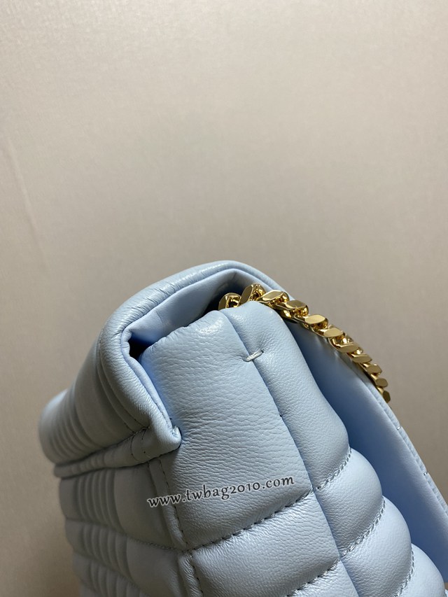 Burberry專門店新款羔羊皮Thomas專屬標識女包 巴寶莉手提單肩斜挎鏈條包 yxb1353